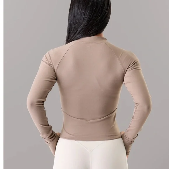 Alphalete aura sculpt jacket mocha - Picture 7 of 7